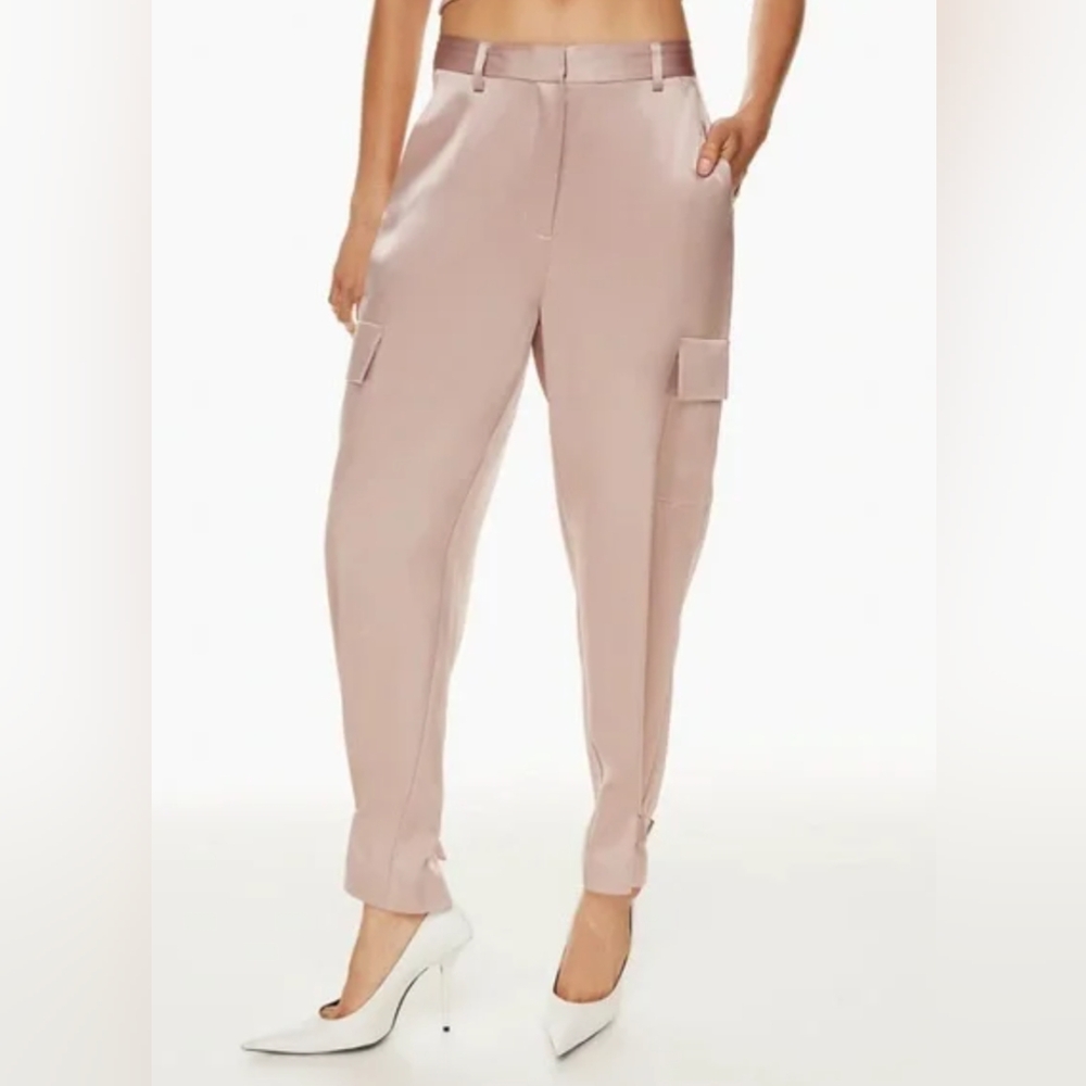 Aritzia Babaton Modern Refined Satin Cargo - size 2